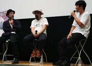 左から吉田恵輔、山下敦弘、松江哲明。