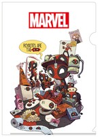 G賞のクリアファイルセットの一例。