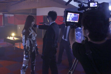 「アイアンガール FINAL WARS」メイキング写真