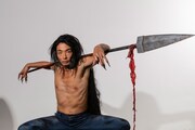 「うしおととら」の蒼月潮に扮した森山未來。