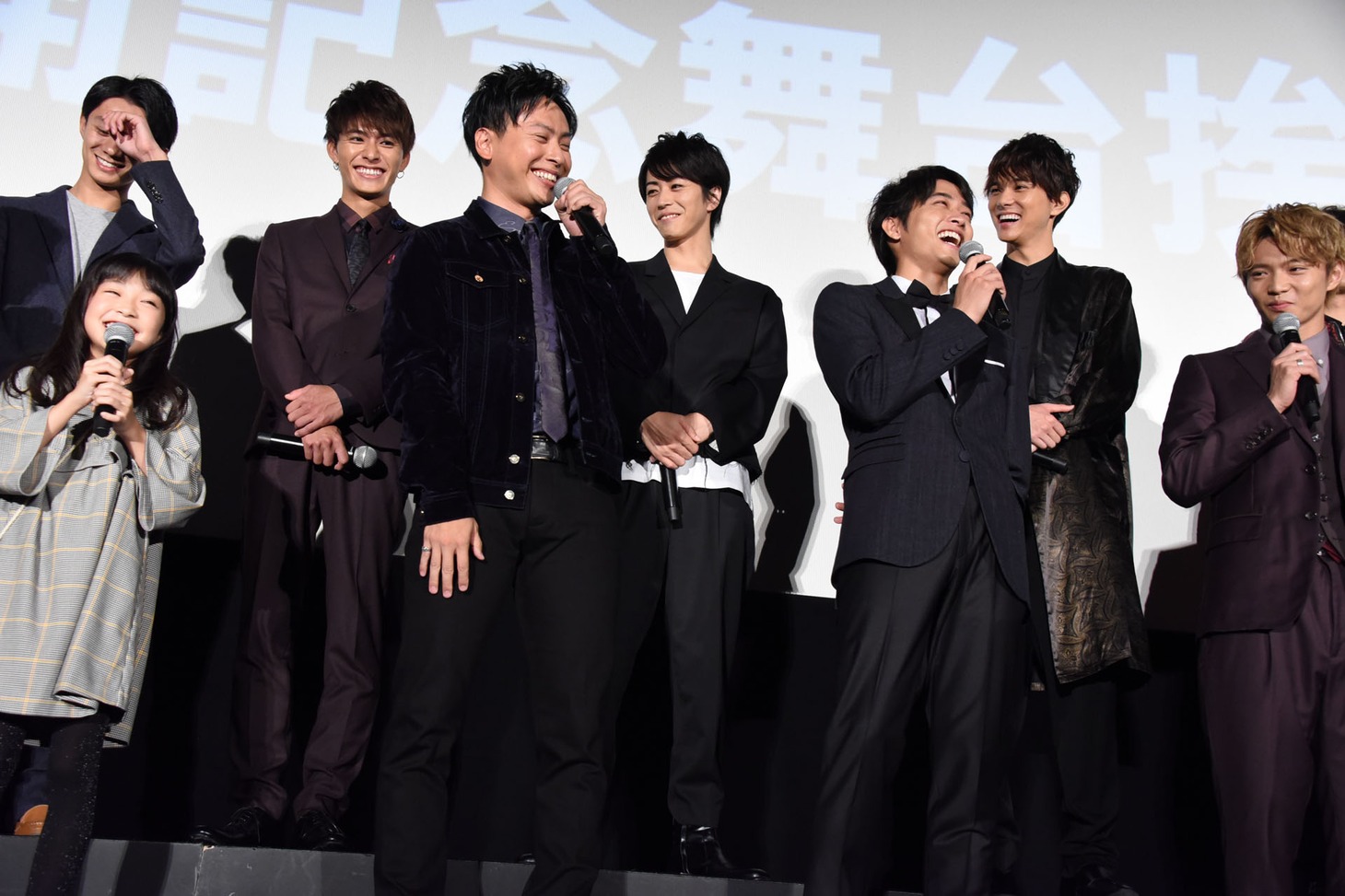 「DTC-湯けむり純情篇-from HiGH&LOW」公開記念舞台挨拶の様子。