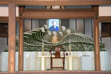 樹木希林の祭壇。