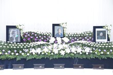 ファン用に設けられた樹木希林の祭壇。