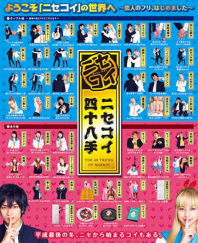 「ニセコイ」四十八手ビジュアル