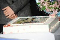 杉咲花へのサプライズケーキ。