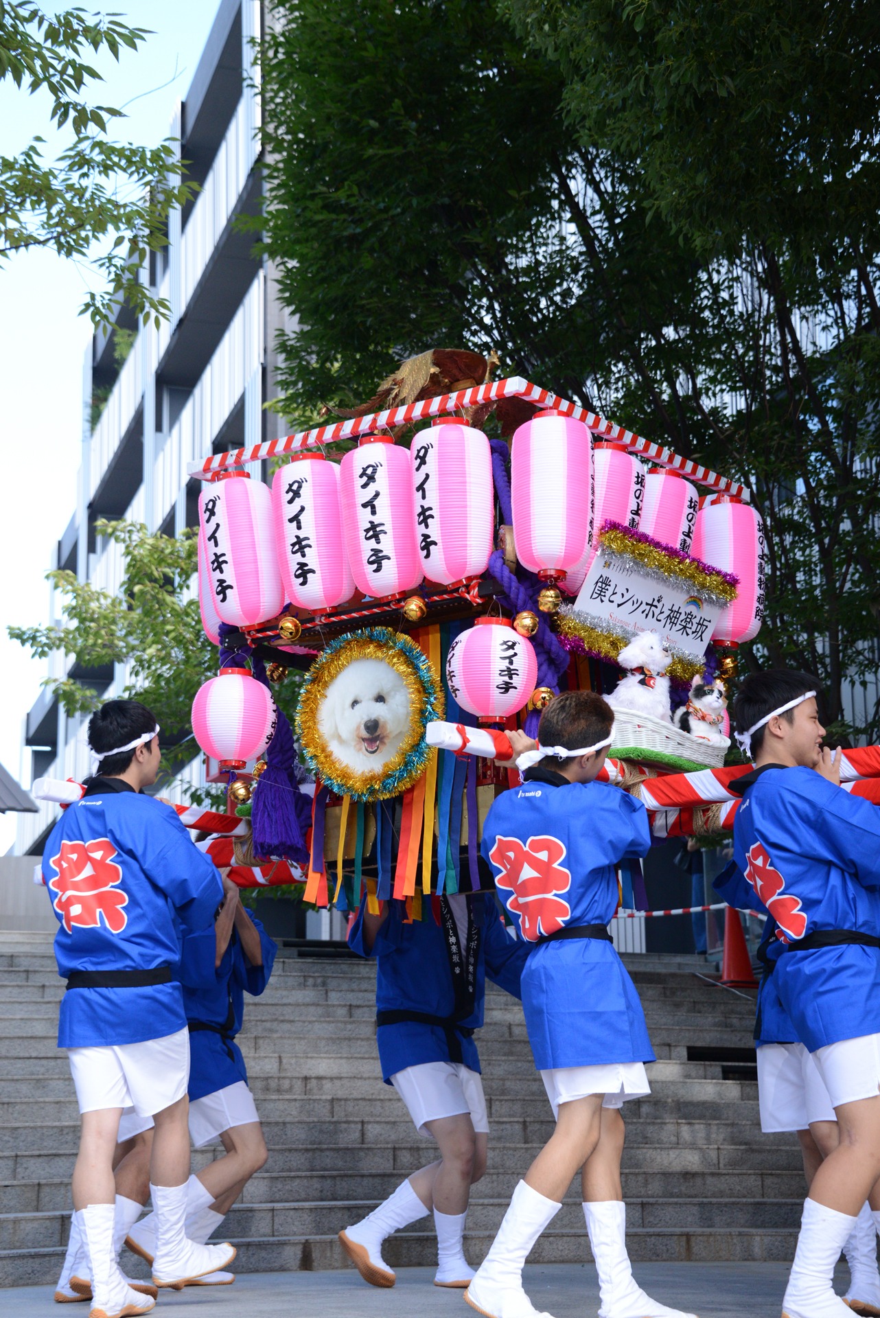 「僕とシッポと神楽坂」イベントの様子。