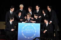 「よみうりランド ジュエルミネーション ～輝きのライトピア～ 点灯式」の様子。