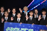 「よみうりランド ジュエルミネーション ～輝きのライトピア～ 点灯式」の様子。