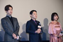 左から千葉雄大、阿部サダヲ、吉岡里帆。
