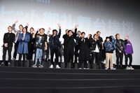 映画「DTC-湯けむり純情篇-from HiGH&LOW」大ヒット御礼舞台挨拶の様子。