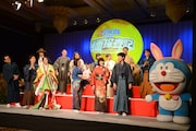 ドラえもんを見送る様子。
