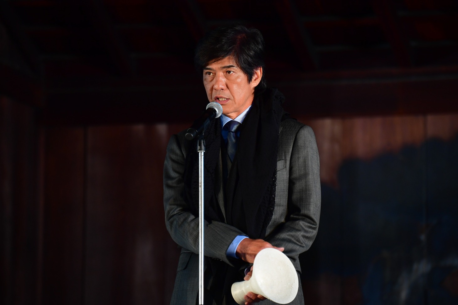 京都国際映画祭2018オープニングセレモニーでの佐藤浩市。