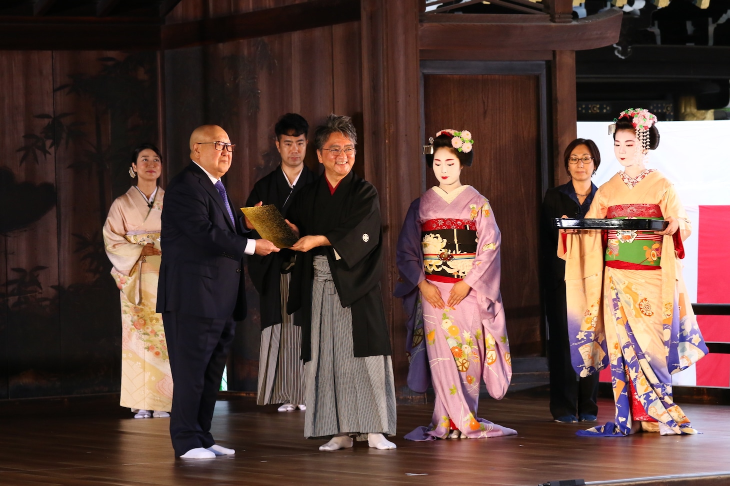 京都国際映画祭2018オープニングセレモニーの様子。