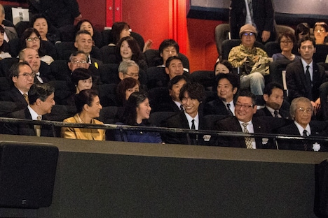 「旅猫リポート」のチャリティ試写会の様子。