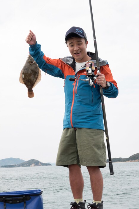 新春ドラマスペシャル「釣りバカ日誌 新米社員 浜崎伝助 瀬戸内海で大漁！結婚式大パニック編」より、濱田岳演じるハマちゃん。