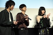 「ここは退屈迎えに来て」公開直前イベントの様子。