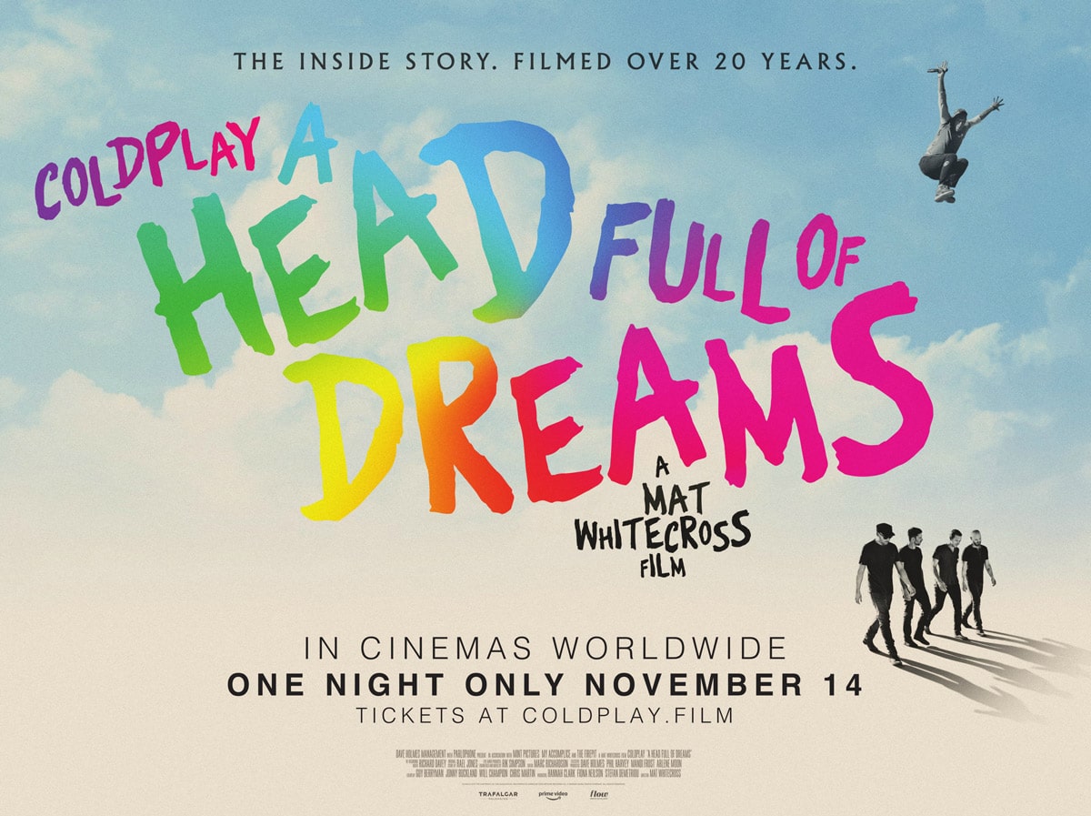 コールドプレイのドキュメンタリー 11月14日に一夜限定上映 映画ナタリー