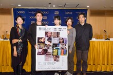 左から早川千絵、木下雄介、藤村明世、津野愛、石川慶。