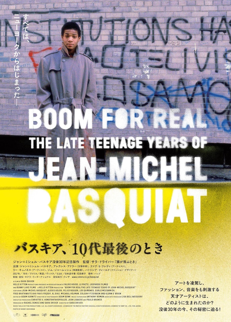 「バスキア、10代最後のとき」ビジュアル