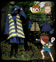 「鬼太郎のちゃんちゃんこ付きアンサンブルパーカー」着用イメージ