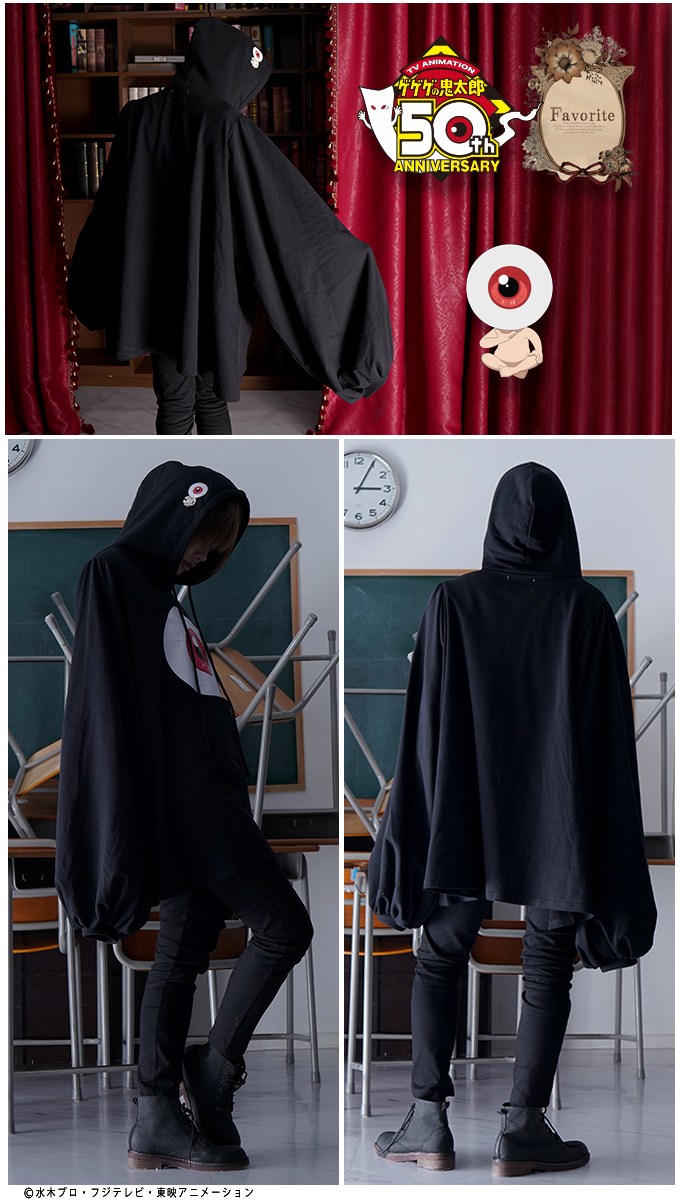 「目玉のおやじプリントBIGパーカー」着用イメージ