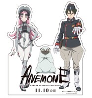 「エウレカナインcafe」に設置されるスタンディ。