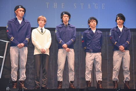 左から碕理人、小西成弥、伊勢大貴、米原幸佑。