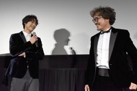 「旅猫リポート」舞台挨拶の様子。