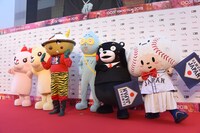 特別企画「TIFFプラス」のステージに登場したゆるキャラたち。