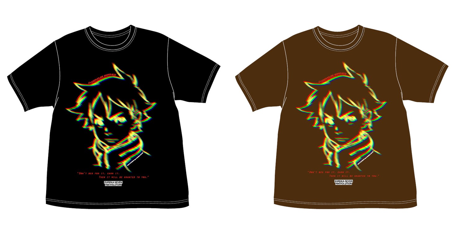 交響詩篇エウレカセブン ハイエボリューション×76Cafe 限定 CYDERHOUSEデザインコラボTシャツ（5724円）