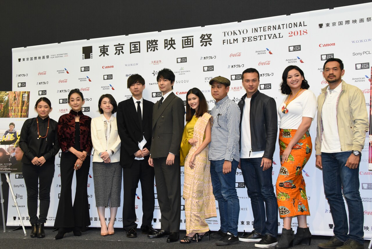 オムニバス「アジア三面鏡」のキャストが集結、長谷川博己「全部に出たかった」