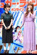 左から諸星すみれ、中川翔子。