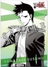 「PEACE MAKER 鐵 ～想道～」Blu-ray / DVDアニメイト特典の「黒乃奈々絵描き下ろしイラスト使用A4クリアファイル」。