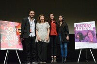 左からマルセリーノ・イスラス・エルナンデス、ベロニカ・ランガー、アンドレア・トカ、ダニエラ・レイヴァ・ベセラ・アコスタ。