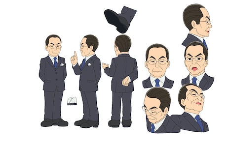 杉下右京のキャラクターカット。