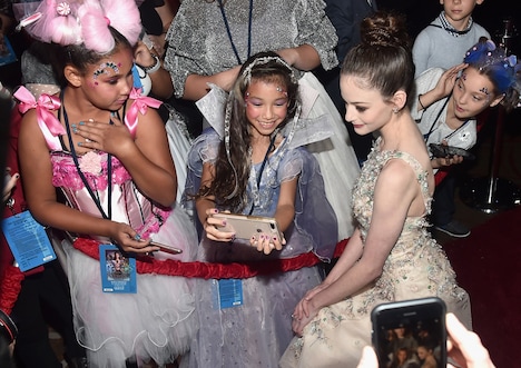 「くるみ割り人形と秘密の王国」ワールドプレミアの様子。