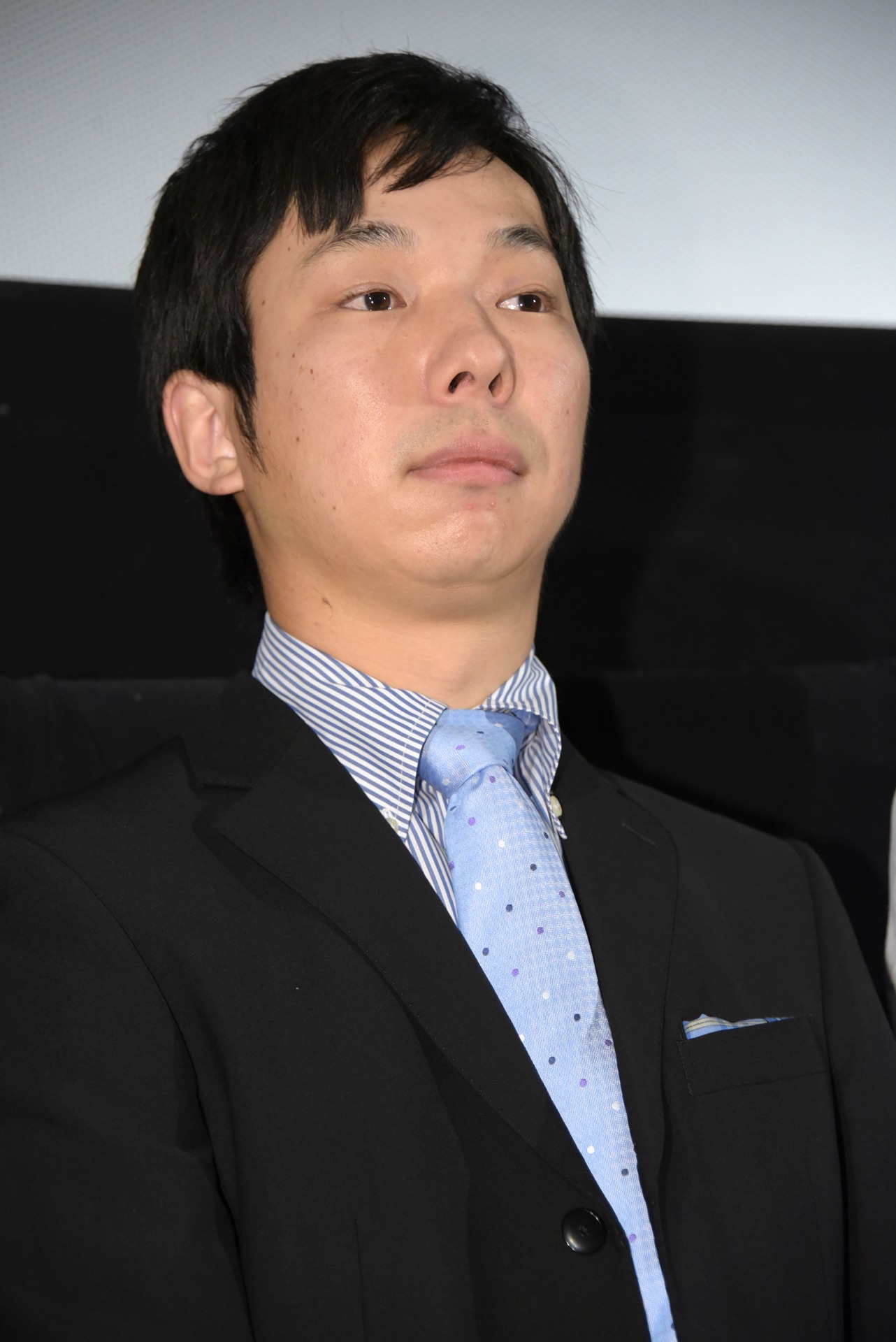 2018年10月30日、「漫画誕生」舞台挨拶に登壇した櫻井拓也。