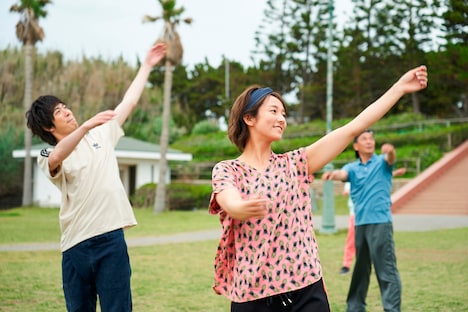 「体操しようよ」