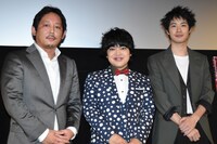 左から入江悠、加藤諒、渡辺大知。