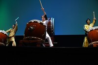 和太鼓パフォーマンスの様子。