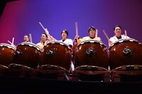 和太鼓パフォーマンスの様子。