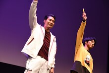 ヒロシコールをしながら再登場した劇団EXILEメンバー。