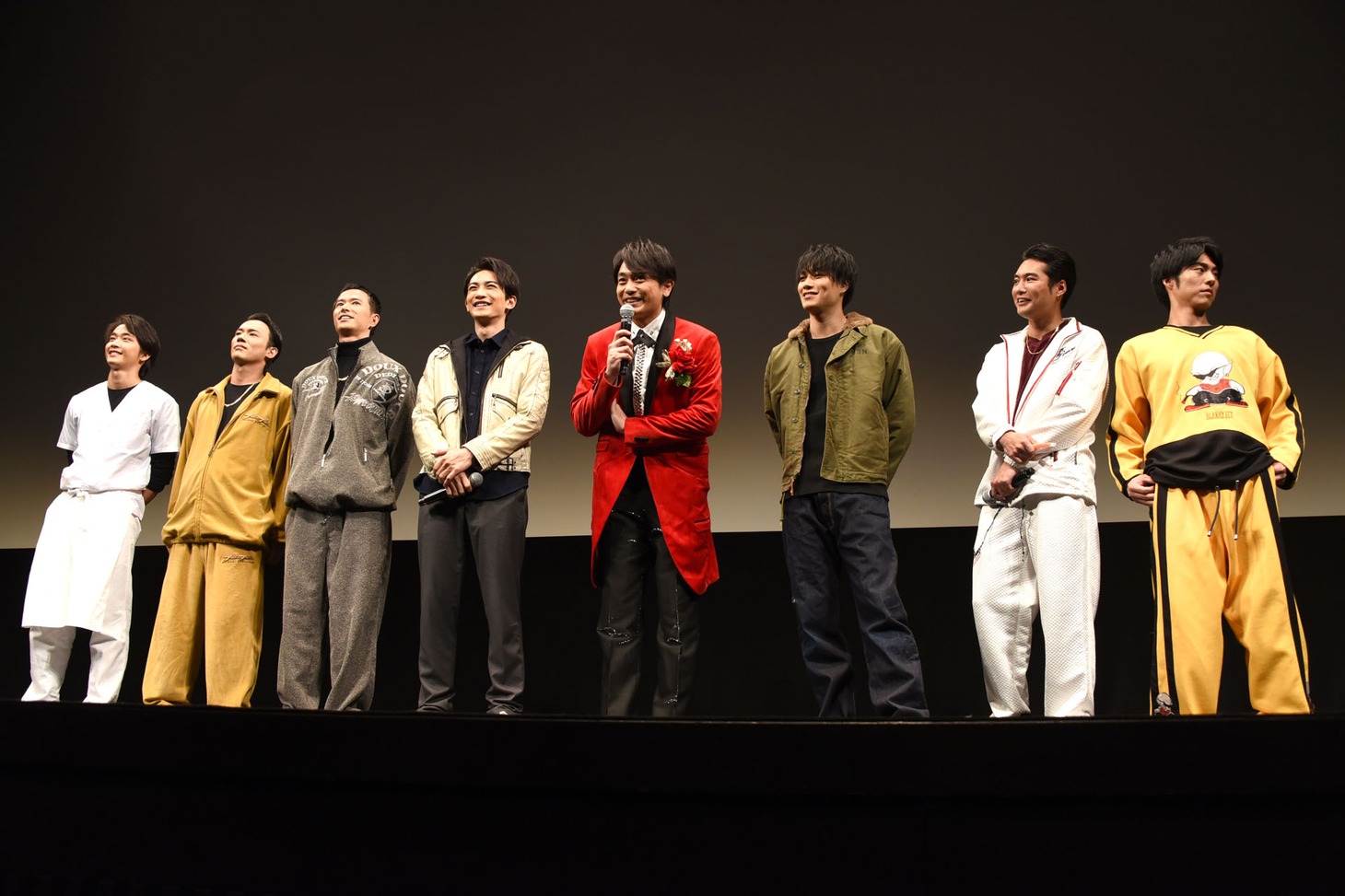 「jam」舞台挨拶の様子。
