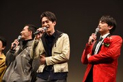 「jam」舞台挨拶の様子。