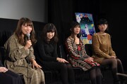 左から枝優花、金子由里奈、加藤綾佳、山中瑶子。