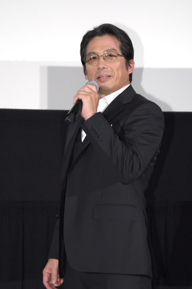 2017年6月12日「ライフ」のイベントに登壇した真田広之。