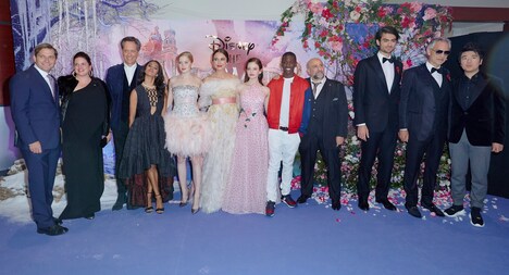 「くるみ割り人形と秘密の王国」ヨーロッパプレミアの様子。