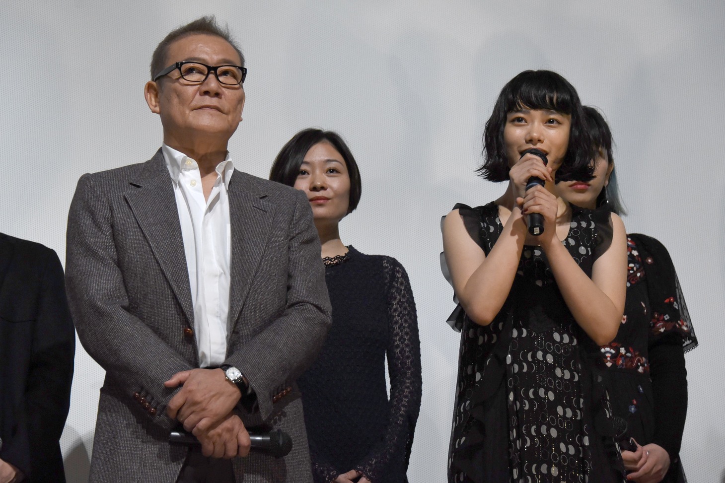 「十年 Ten Years Japan」初日舞台挨拶の様子。
