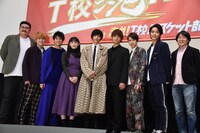 「走れ！T校バスケット部」初日舞台挨拶の様子。