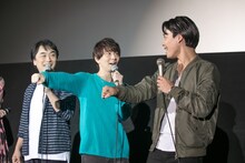 左から関智一、木村良平、大高雄一郎。